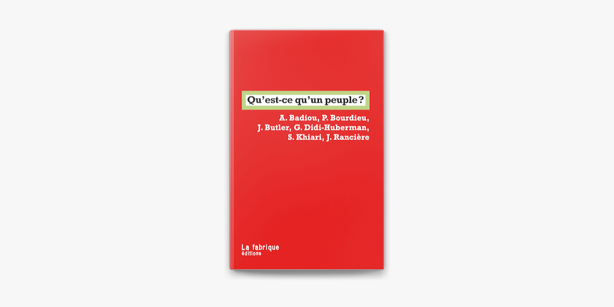 Qu Est Ce Qu Un Peuple On Apple Books