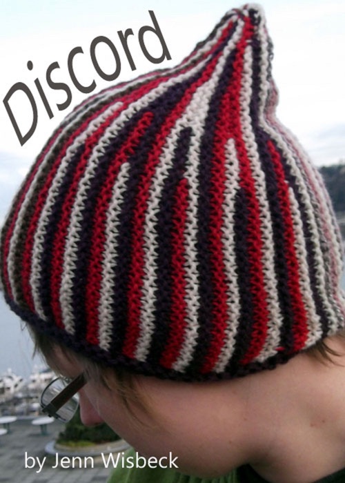 Discord Short Row Hat Knitting Pattern