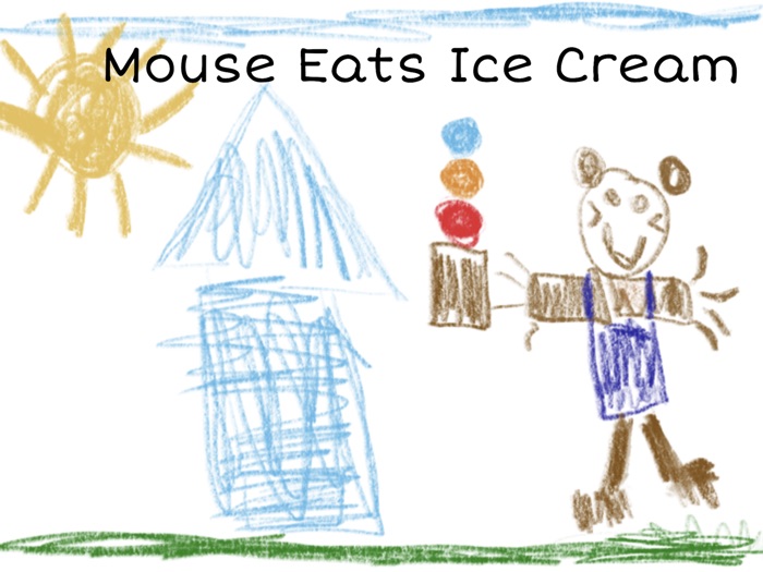 Mouse Eats Ice Cream