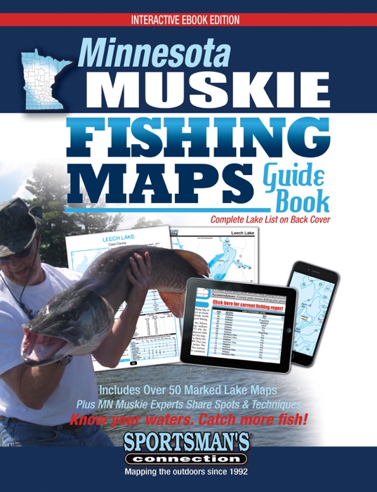 Minnesota Muskie Fishing Maps Guide Book