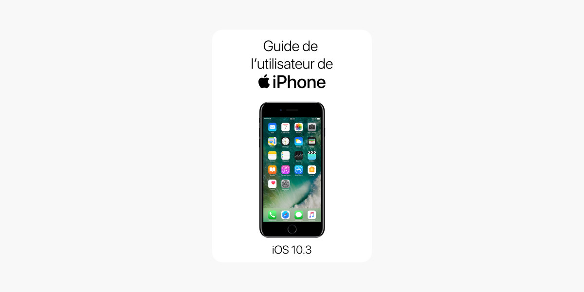 Guide De Lutilisateur De Liphone Pour Ios 103 Sur Apple Books - 