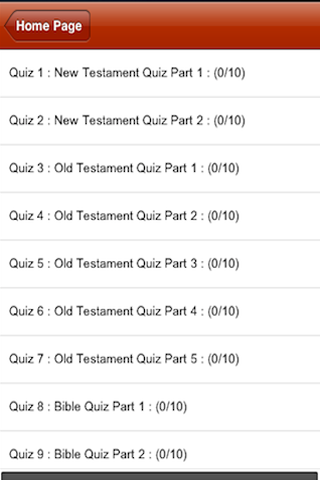 Bible Scholar Quiz screenshot 2