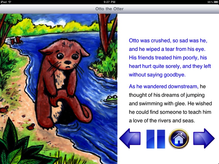 Otto the Otter Narrated Children’s Book for iPad Free