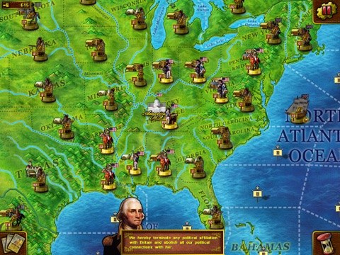 Musket & Artillery: American Revolutionary War Lite for iPad screenshot 2