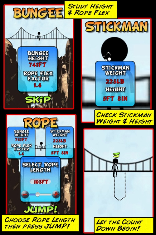 Bungee Stickmen+