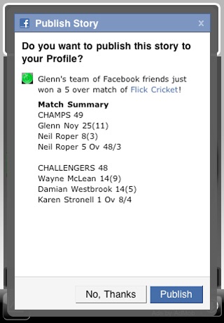 Flick Cricket screenshot 2