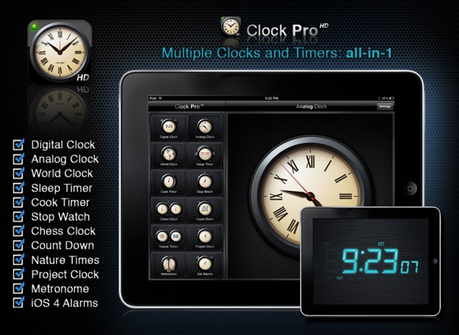 Clock Pro HD