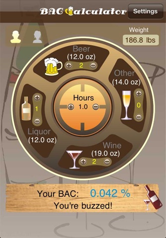 Alcohol Monitor – BAC Calculator screenshot 3