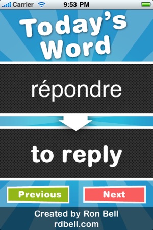 French Word of the Day! (FREE)