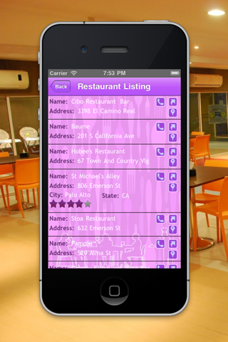 Restaurants, Bars, Pubs & Clubs Finder Lite screenshot 2