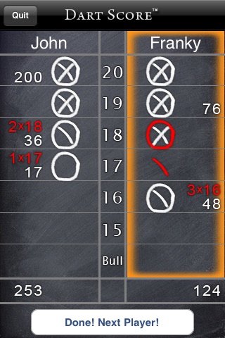 Dart Score LITE screenshot 3