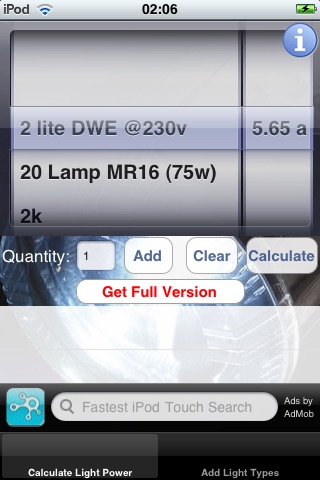 Light Power Calculator Lite