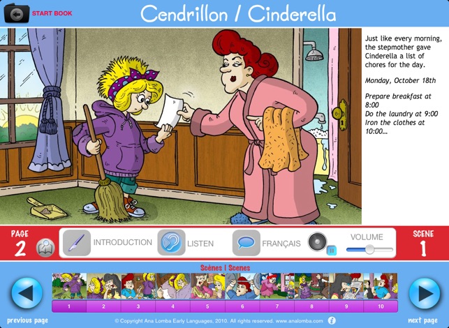 Ana Lomba’s French for Kids: Cinderella Lite Version (Biling(圖2)-速報App