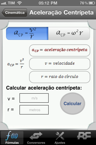 Physics Calc Free screenshot 2