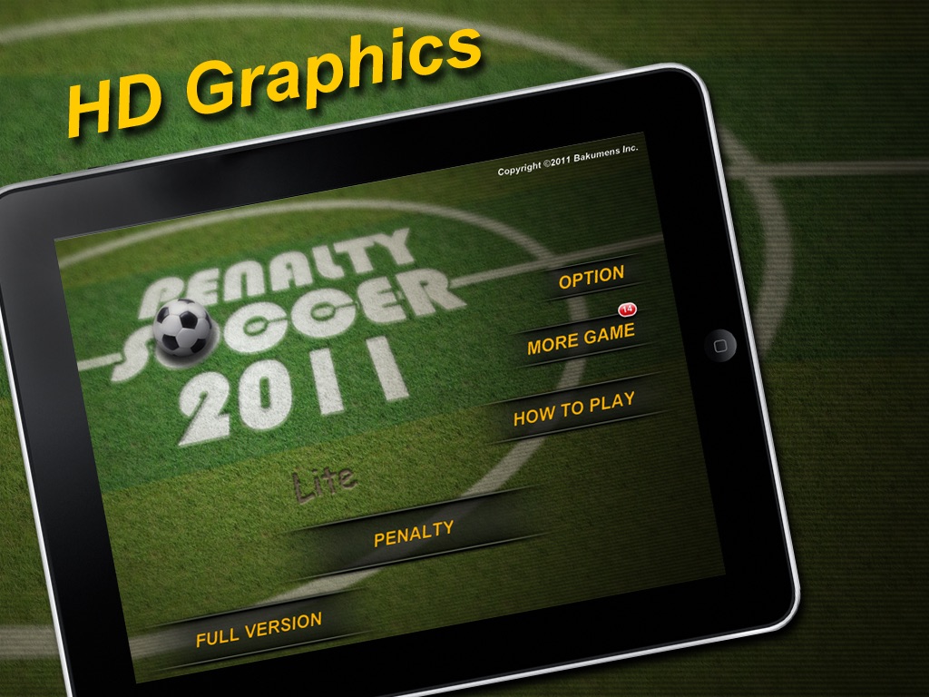 Penalty Soccer 2011 HD Free screenshot 2