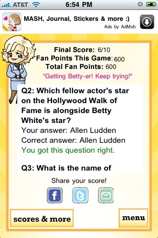 Betty White Quizzle™ screenshot-3