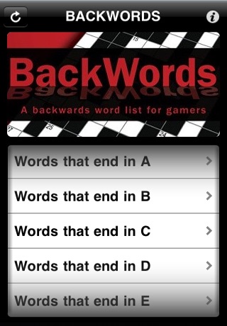 BackWords for Gamers