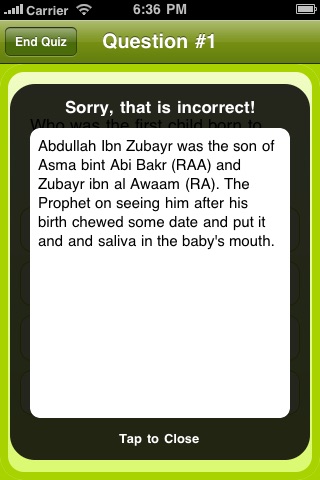 IslamiQuiz Lite - The Ultimate Islamic Quiz screenshot 4