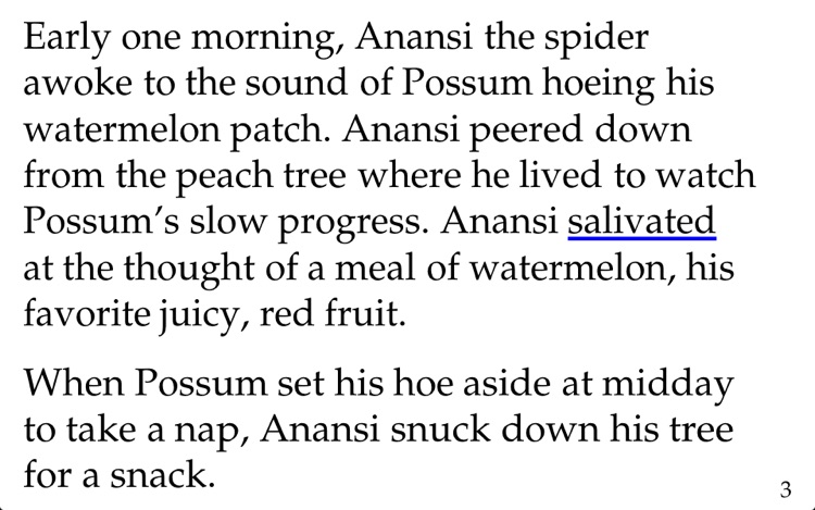 Anansi and the Talking Watermelon - LAZ Reader [Level O–second grade]