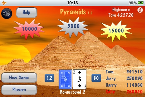 Tri Pyramids Solitaire