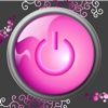 LED LadyLight (Pink-Button-Version extra für das schwarze iPhone) - Flashlight (NUR für das iPhone 4)