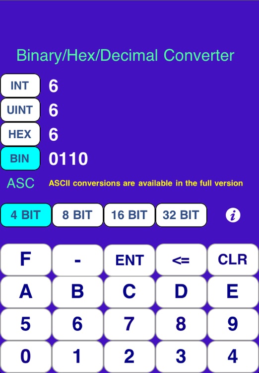 iConvert Hex Decimal Binary Lite screenshot-3