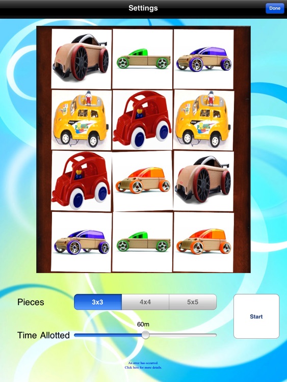 Toy Cars Matching Game with Slider Puzzle screenshot-3