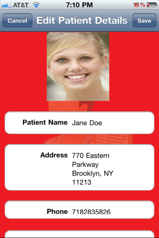 Patients Database HD "Lite Edition" screenshot 3