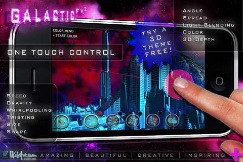 Galactic FX ² FREE : Art with Light screenshot 2