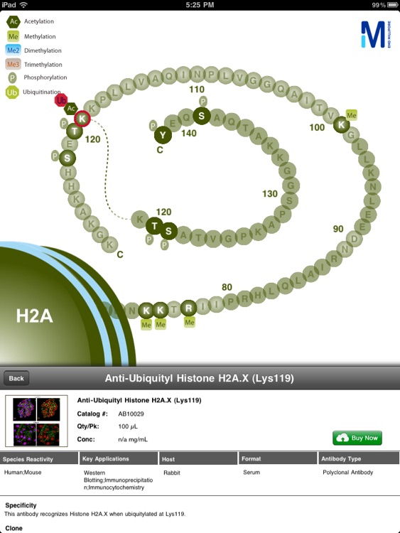 Merck Millipore Interactive Histone Modificatio... screenshot-3