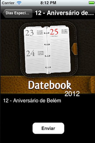 DateBook screenshot 2