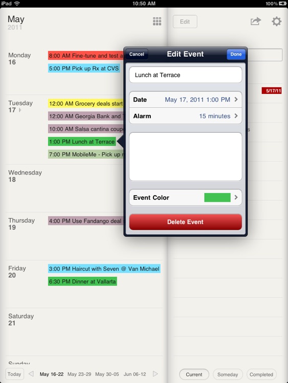 Planner for iPad - Weekly Calendar and Tasks screenshot-4