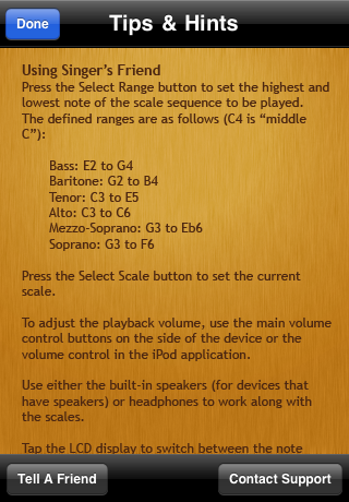 Singer's Friend Lite screenshot 4