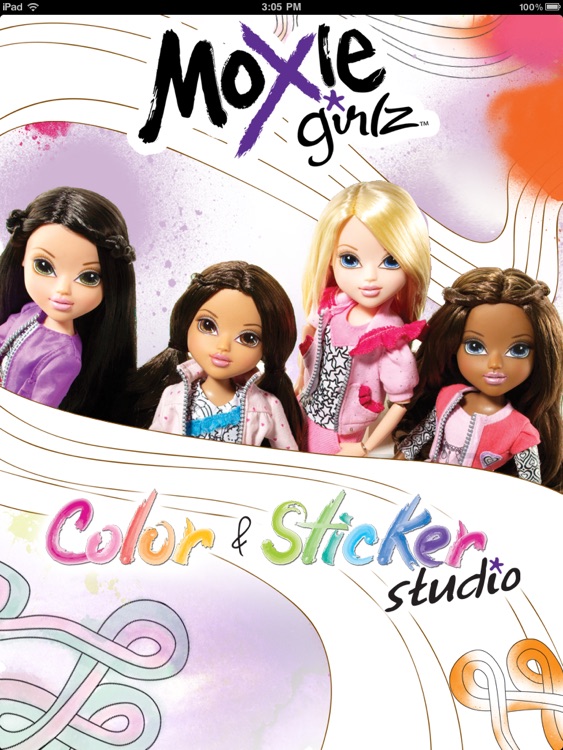 Moxie Girlz™ Color and Sticker Studio