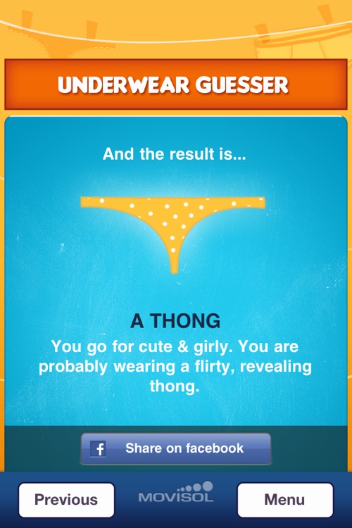 Underwear Guesser: the clothes you are wearing right now screenshot-3