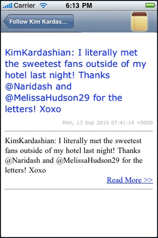 Follow Kim Kardashian screenshot 3