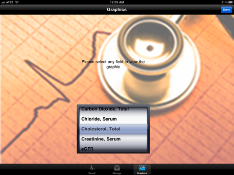 Blood Test Monitor "for iPad" Lite screenshot 2
