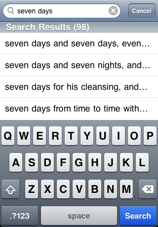 Bible Search screenshot 2