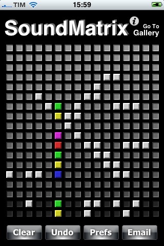 SoundMatrix II - ToneMatrix for iPhone by John Holdsworth