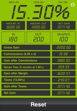 GainLoss Calculator