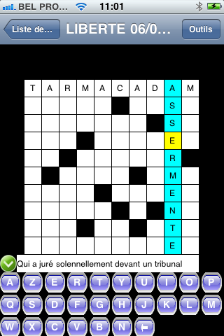 Algerian crosswords screenshot 3