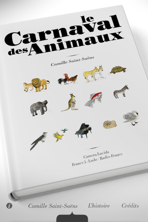 Le Carnaval des Animaux pour iPhone