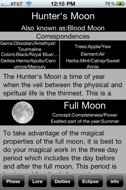 New Age Moon Calendar