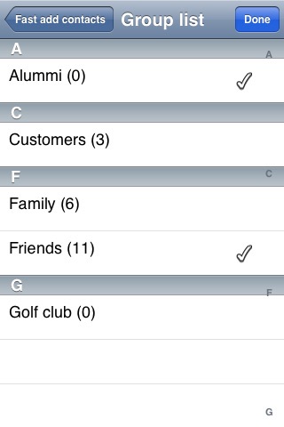 Fast Add Contact screenshot 2