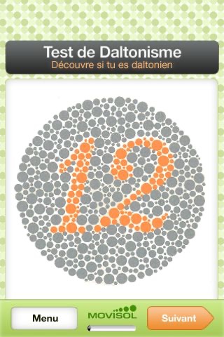 Test de Daltonismo Lite screenshot 2