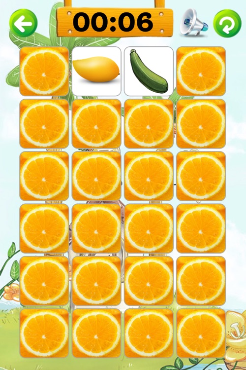 Fruits Memory Game