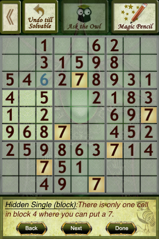 Tap Sudoku screenshot 4