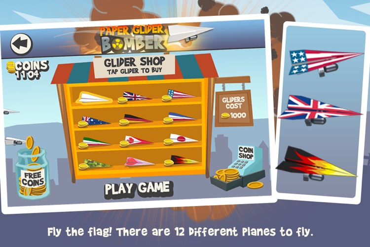 Paper Glider Bomber screenshot-3
