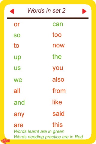Sight Words Flashcard Lite Free - for kids in preschool, pre-k, kindergarten and grade school screenshot-3