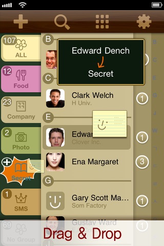 PowerContact LE (Contacts Group Management with Color & Icons) screenshot 3
